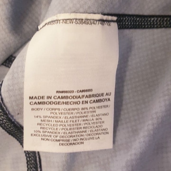 NWOT Women's Nike Dri-Fit Digital Tank Top Blue Navy - Small - Picture 8 of 9